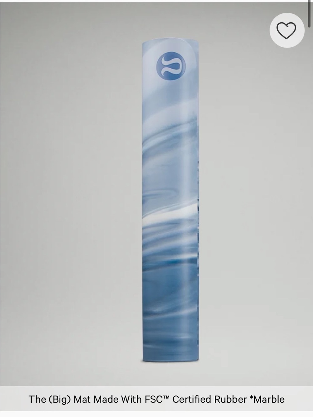 ISO Lululemon Marble Blue The (Big) Mat Yoga Mat